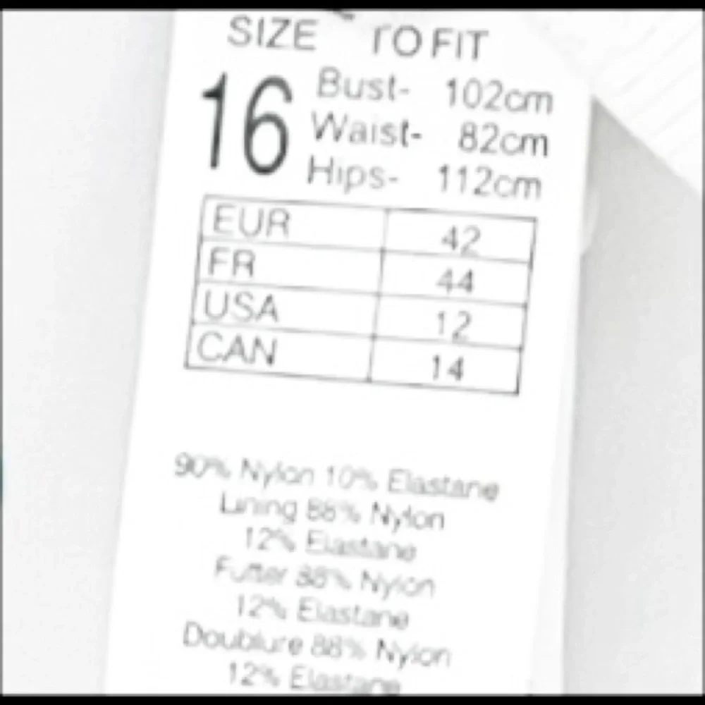 Seafolly White Your Type High Waisted Pant US Sz 8 or 12 w/logo jacquard fabric - Picture 12 of 12